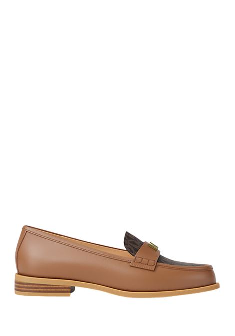 Loafer Lex in pelle con logo CUOIO Michael Kors | 40F5LXFP1B200